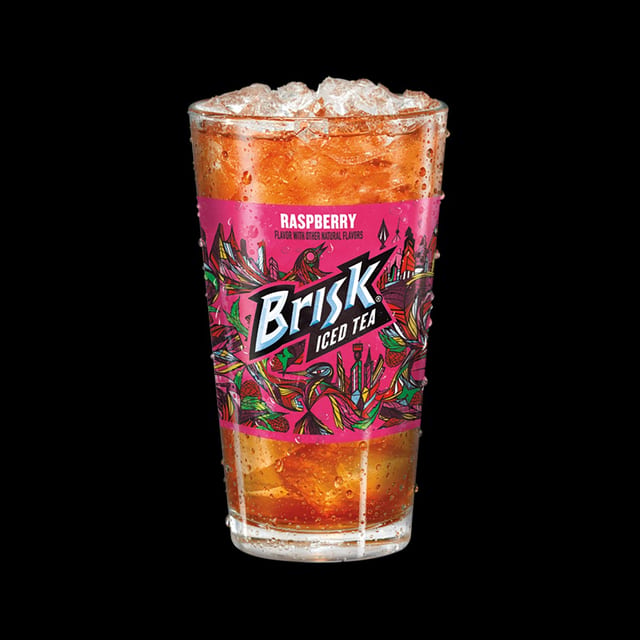 Brisk Raspberry Iced Tea.