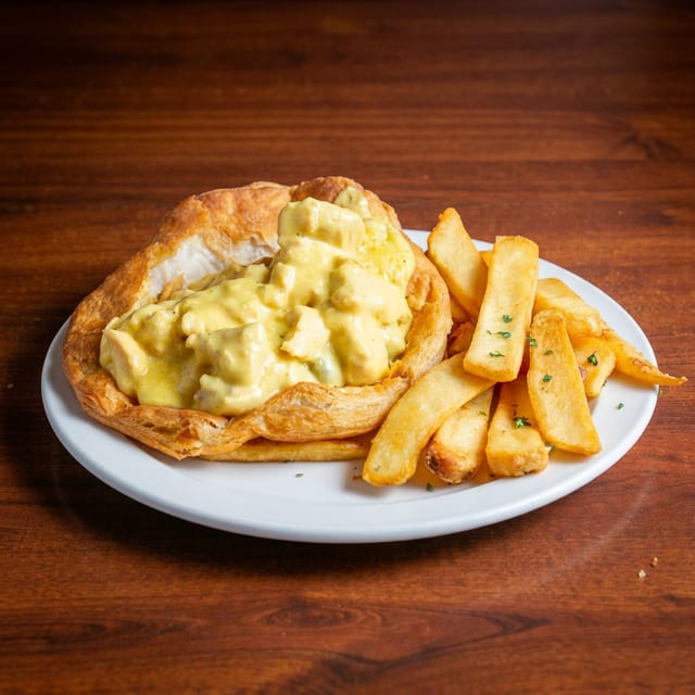 Chicken & Mushroom Pie.