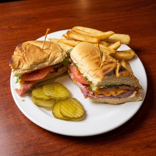 Ham & Swiss Sandwedge.